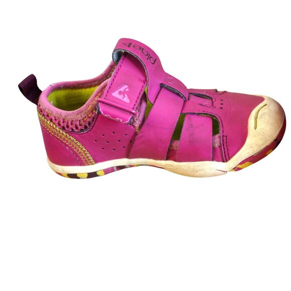 Plae sam-2-0 Toddler Size 6 Fuchsia‎ Sandals With Velcro Straps & Rubber Soles - Picture 9 of 11